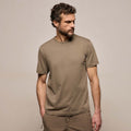 Sweat ras du cou brossé - Vert olive clair