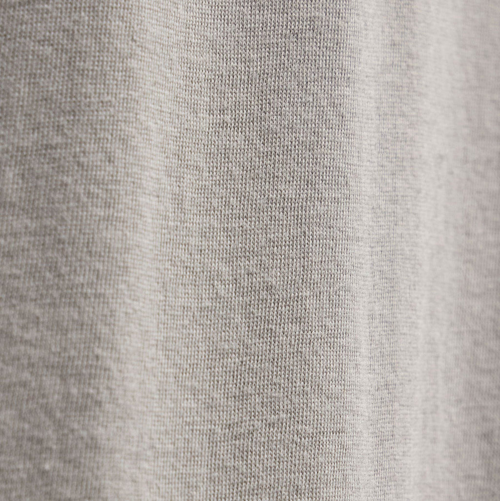 T-shirt en coton et cachemire à manches courtes - Brouillard