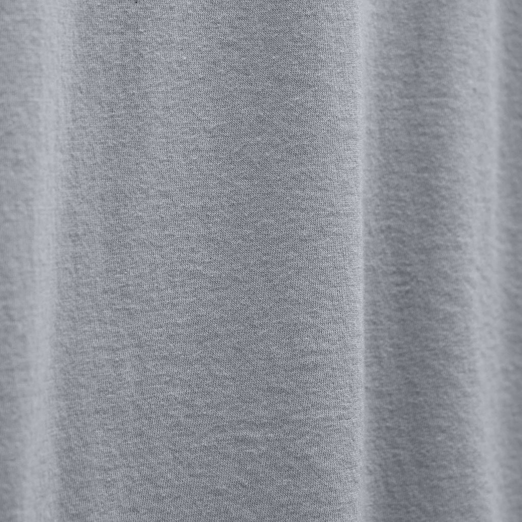 T-shirt manches courtes en coton et cachemire - Minerai