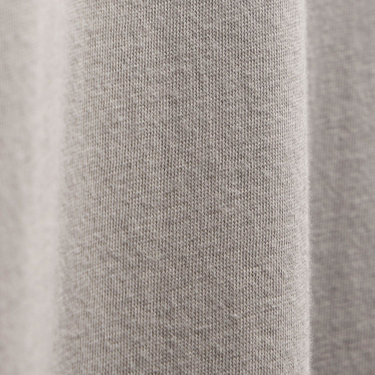Polo ouvert Coton Cachemire - Fog