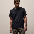 T-shirt ras-du-cou double épaisseur en jersey - Profond