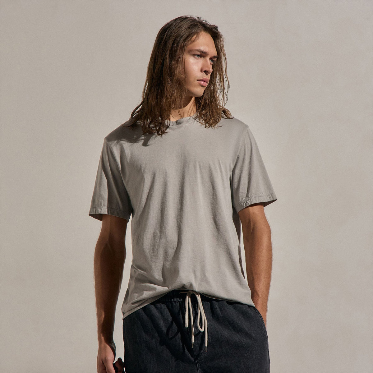 T-shirt en jersey - Brouillard