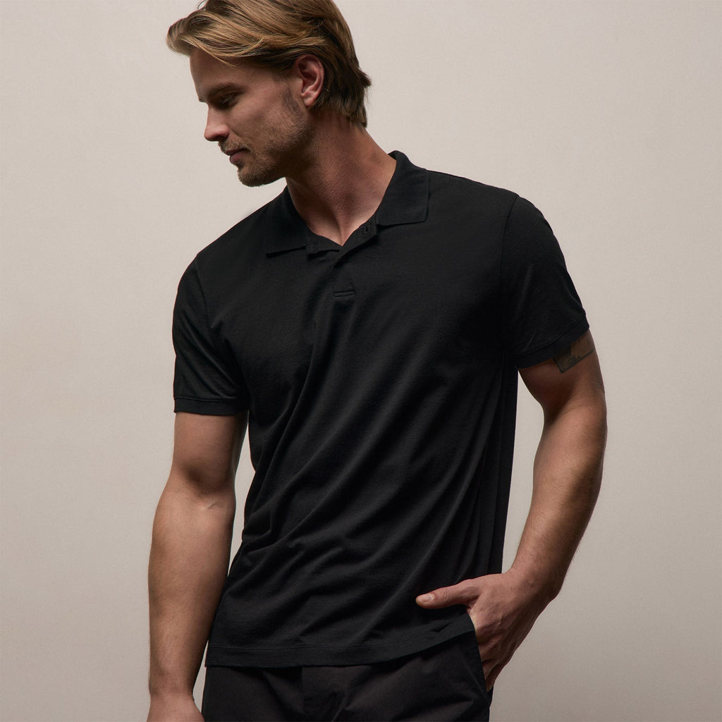 Polo en jersey - Noir