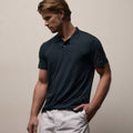 Polo en jersey - Bleu marine