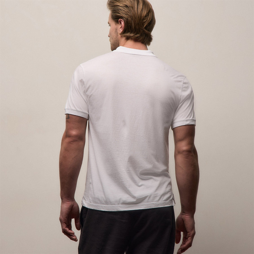 Polo en jersey - Blanc