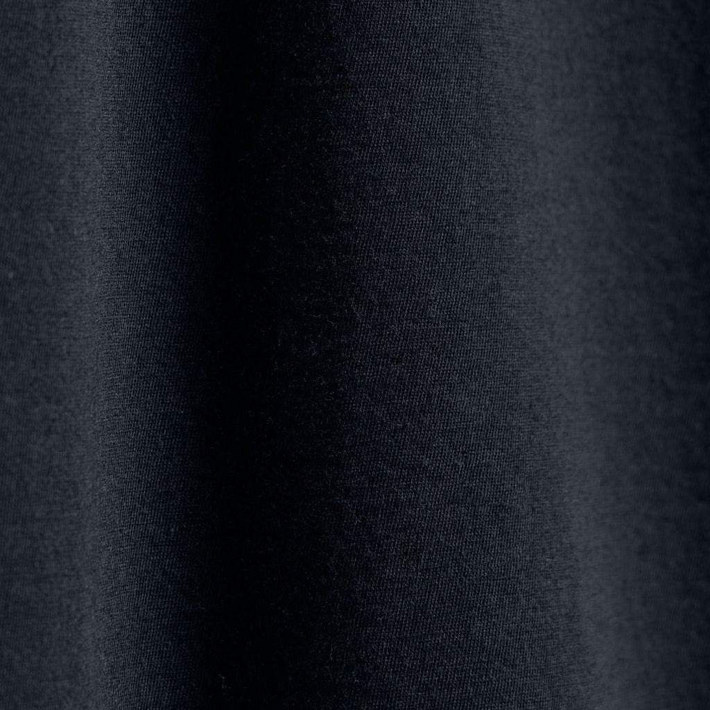 Polo manches longues en jersey - Bleu marine