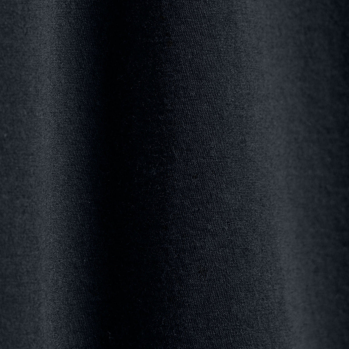 Polo manches longues en jersey - Bleu marine