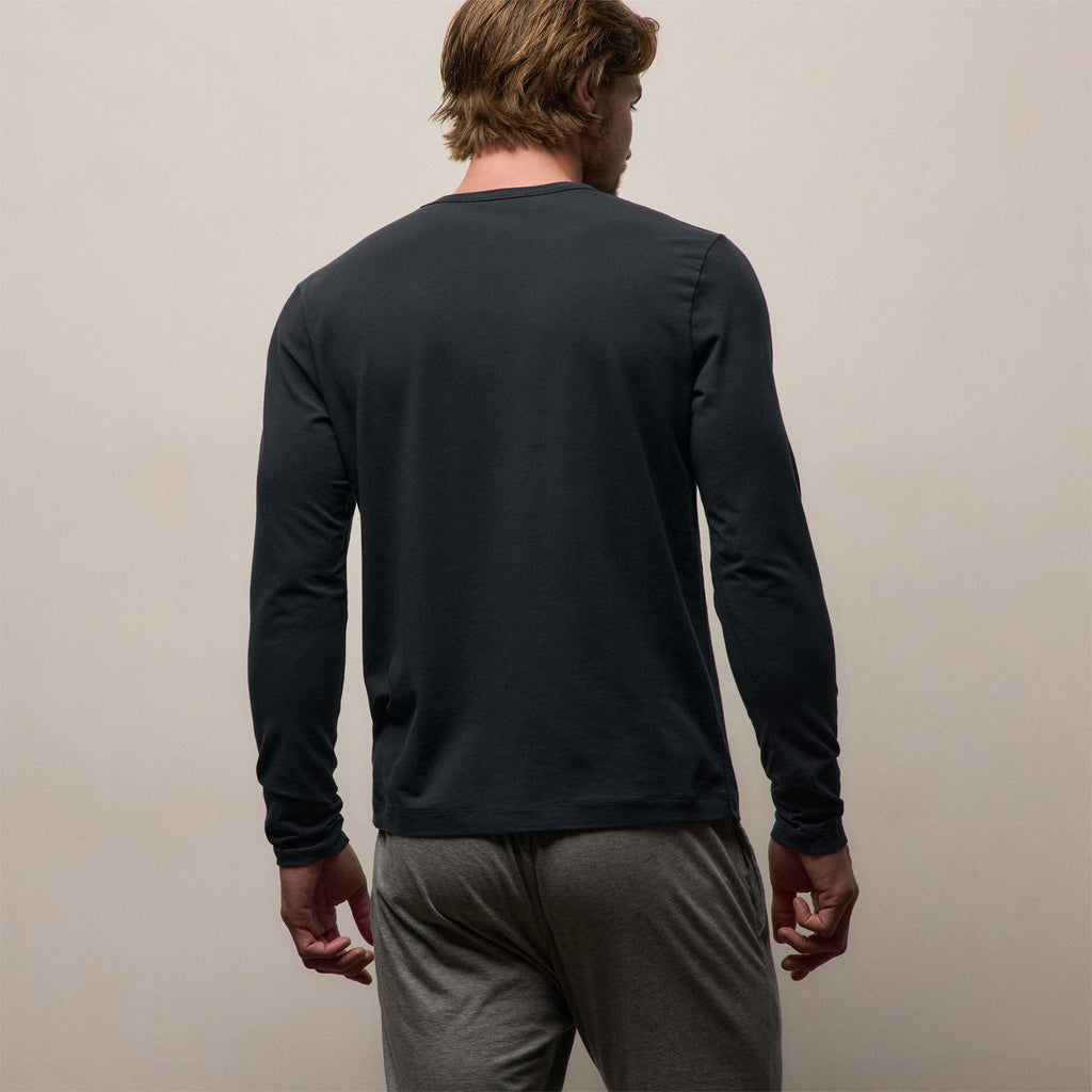 Haut de survêtement en jersey confortable - Bleu marine
