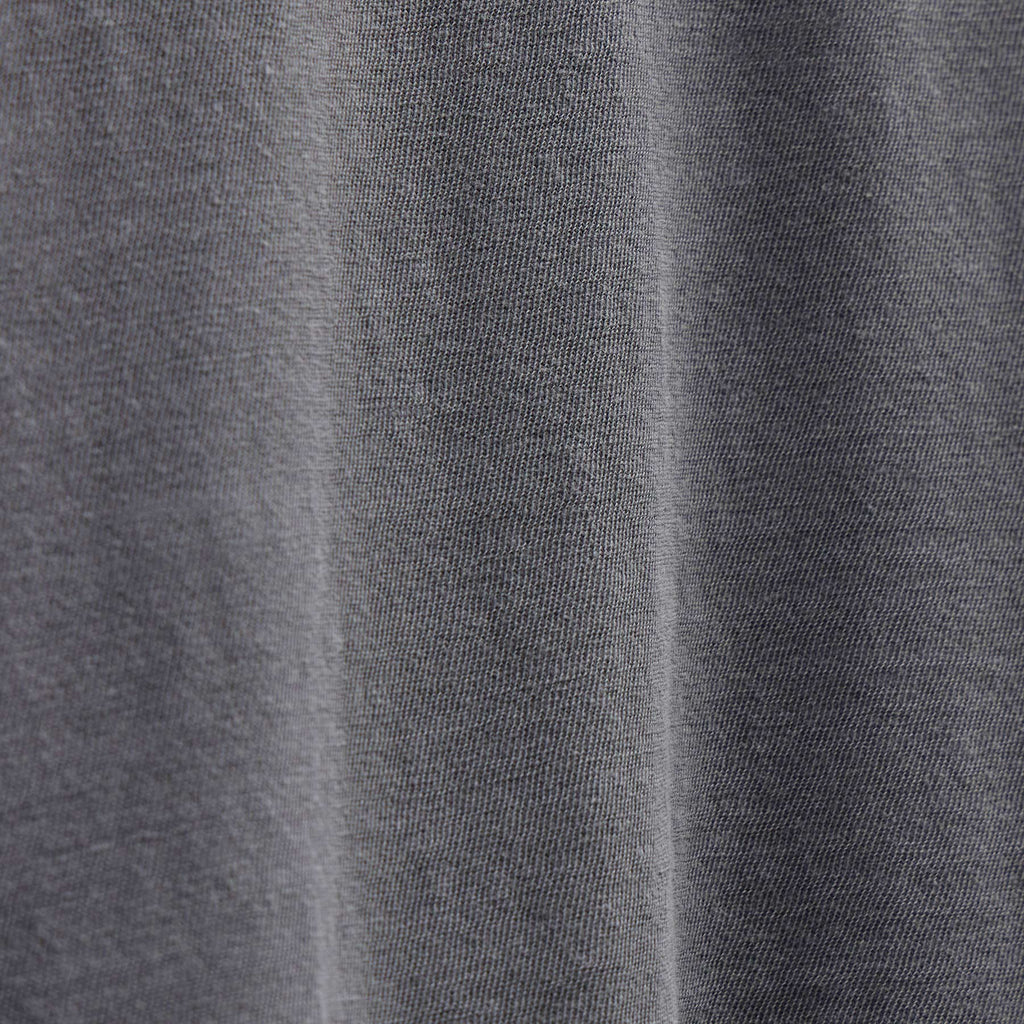 T-shirt col rond à manches longues raglan en jersey flammé - Cavalry Pigment