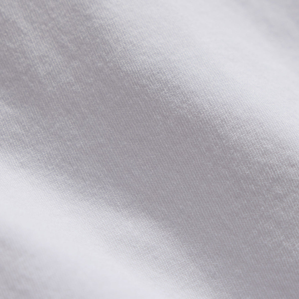 T-shirt col rond à ourlet fendu - Blanc