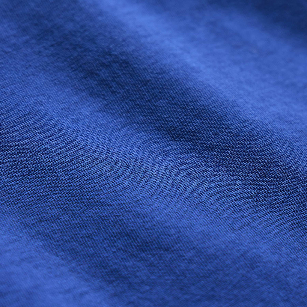 Maillot transparent col rond – Bleu baltique