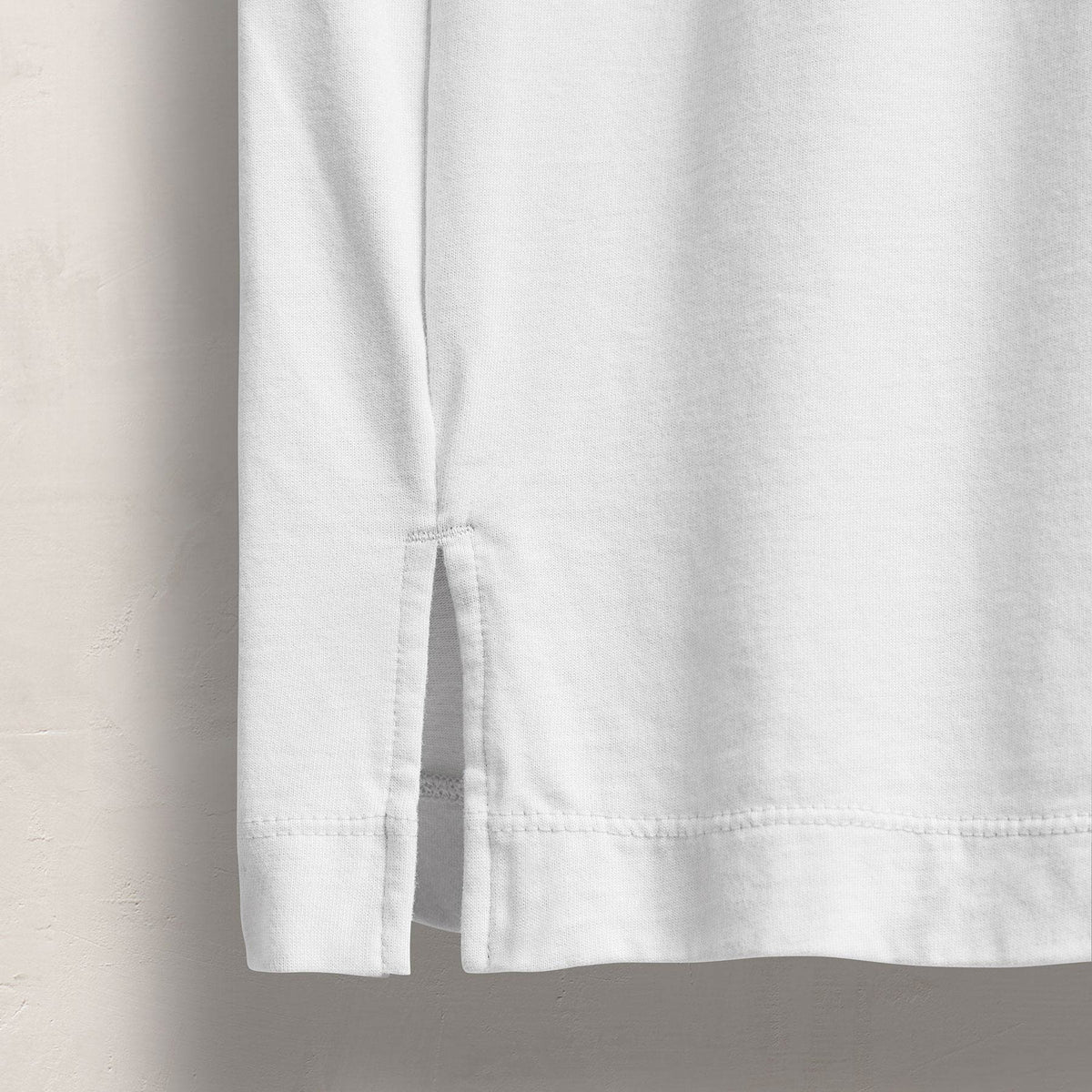 T-shirt col rond Heavy Luxe Jersey - Blanc