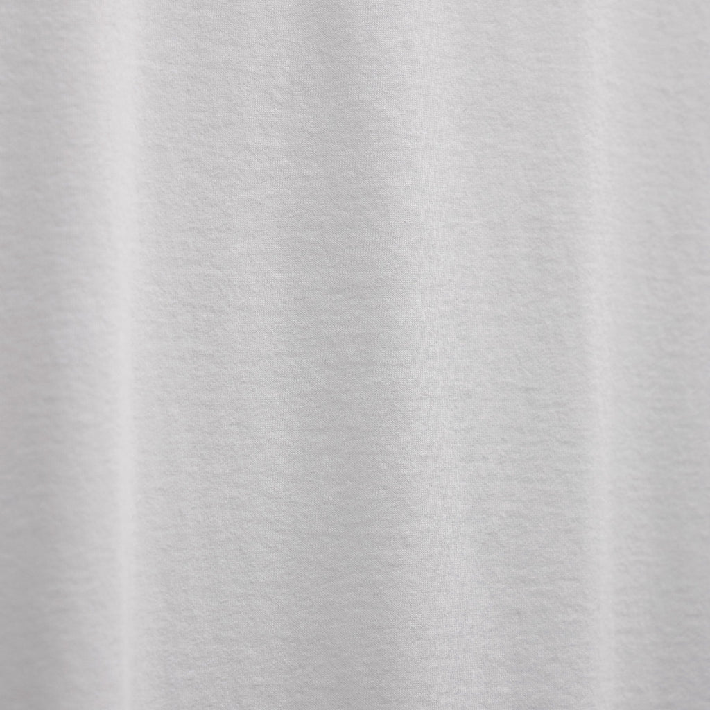 T-shirt oversize à manches longues en jersey de luxe épais - Blanc