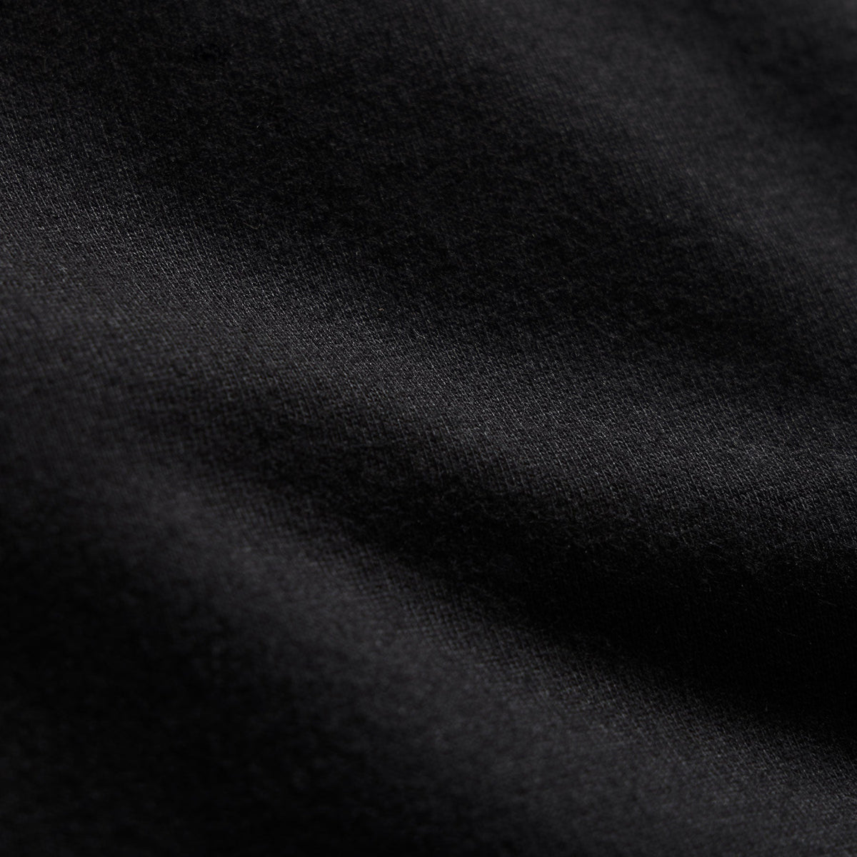 Polo en jersey suédé – Noir