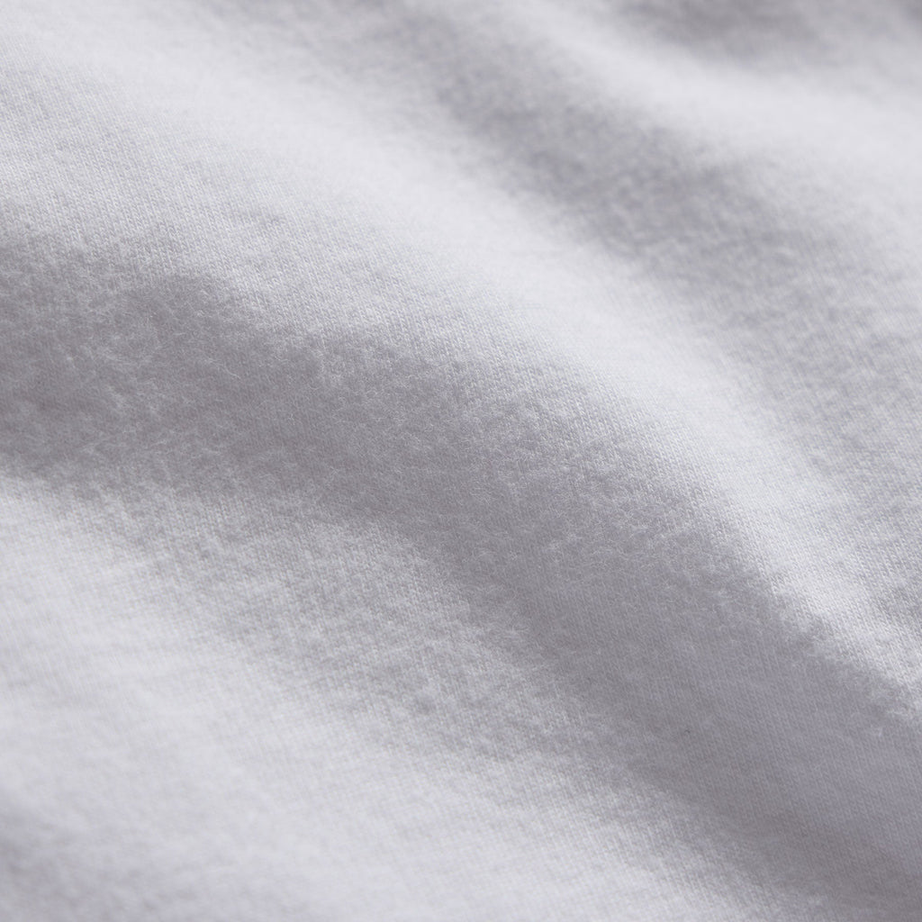 Polo en jersey suédé - Blanc