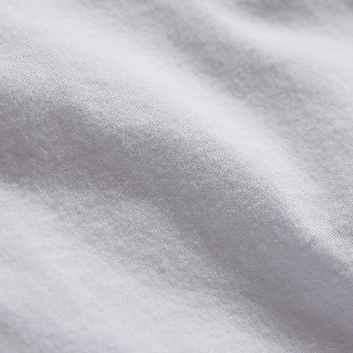 Polo en jersey suédé - Blanc