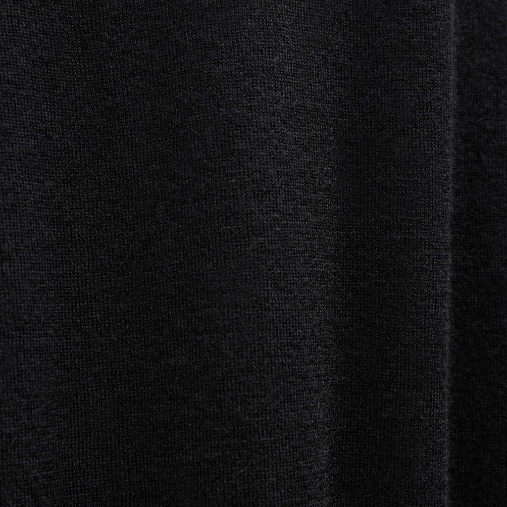 Polo en cachemire ultrafin - Noir/Anthracite