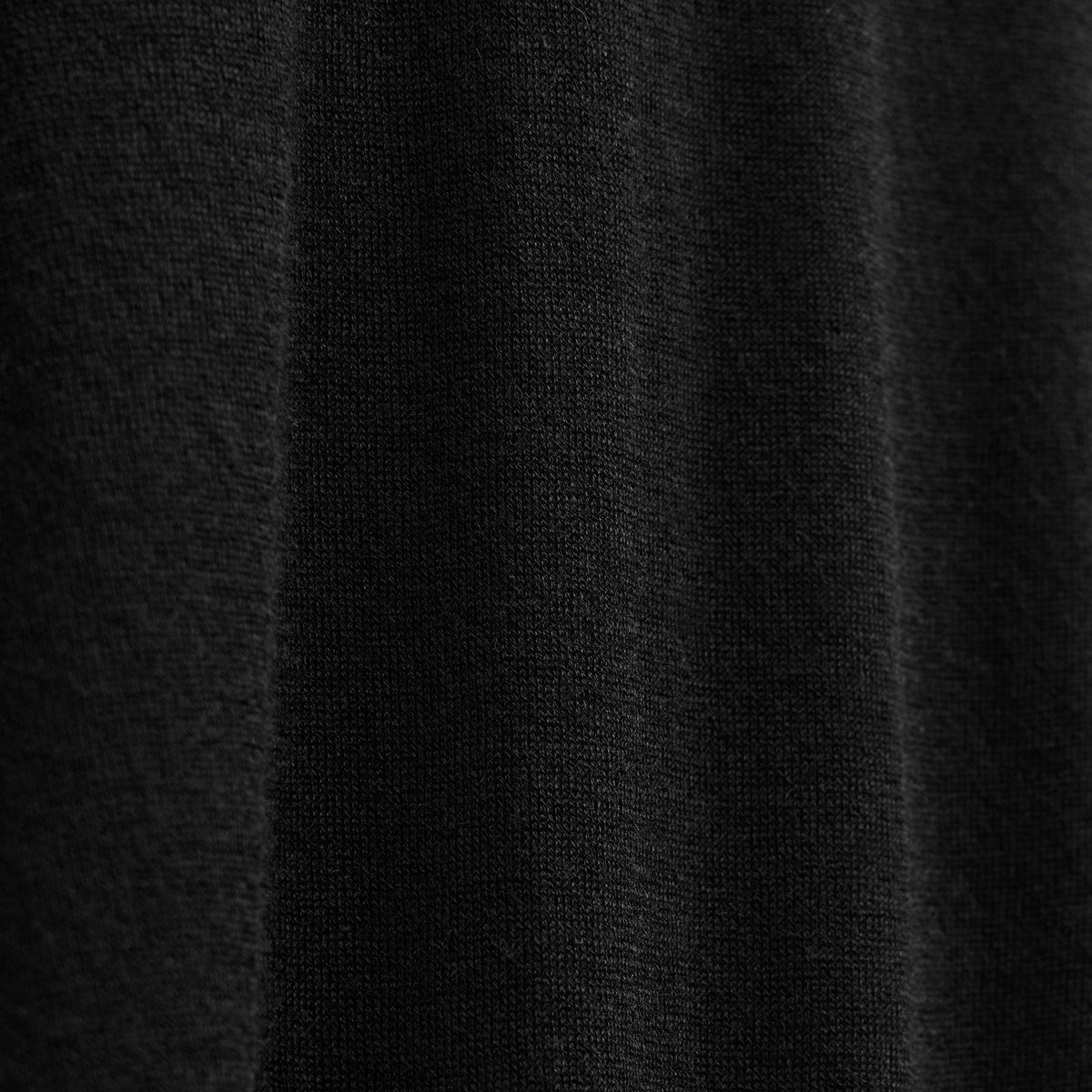 Polo en Cachemire Ultrafin Manches Longues - Noir